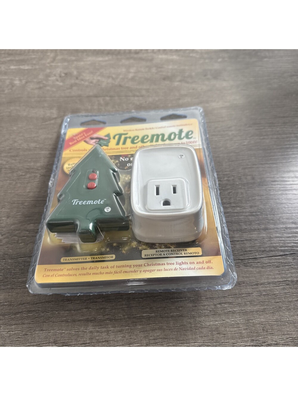 Treemote Wireless Remote Switch for Christmas Tree and Other Lights